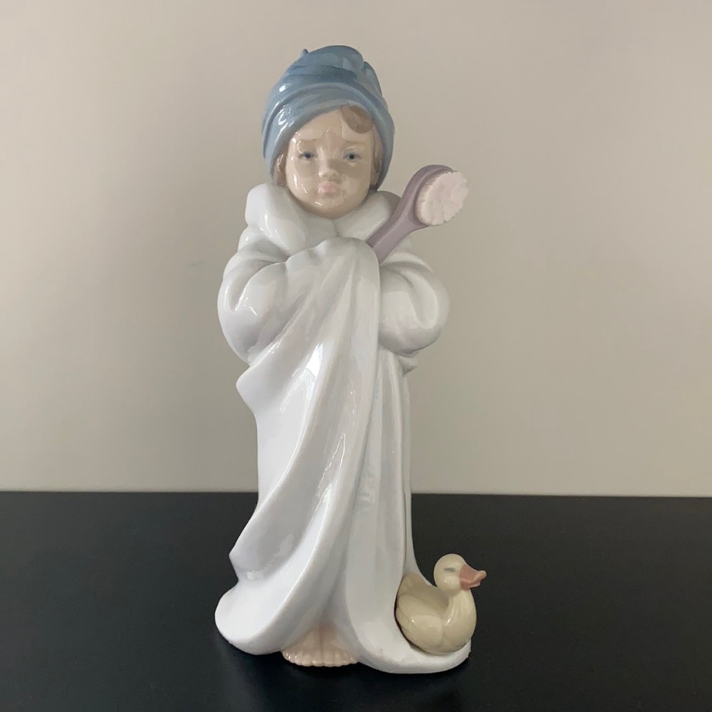 Lladro #6800 “Bundled Bather”